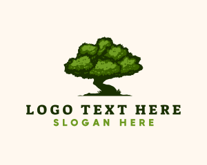 Natural Tree Nature  logo design