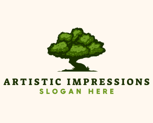 Natural Tree Nature  logo design