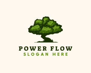 Natural Tree Nature  logo design