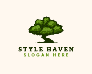 Natural Tree Nature  logo design