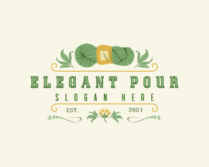 Elegant Cotton Yarn logo design