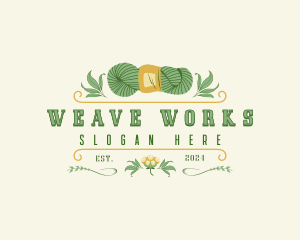 Loom - Elegant Cotton Yarn logo design