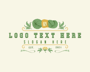 Loom - Elegant Cotton Yarn logo design