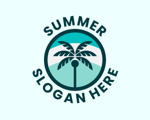 Summer Tree Island logo design