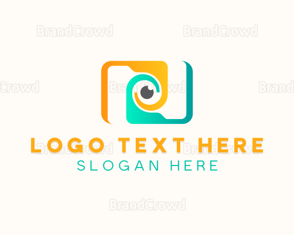 Retro Camera Photo Booth Logo