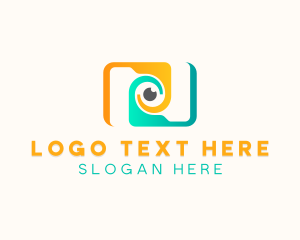 Digicam - Retro Camera Photo Booth logo design