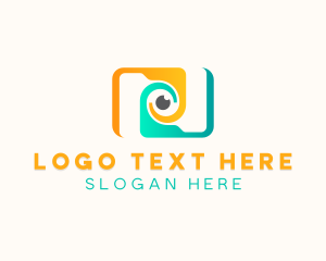 Dslr - Retro Camera Photo Booth logo design