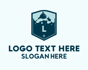 Shine - Cleaning Service Letter logo design