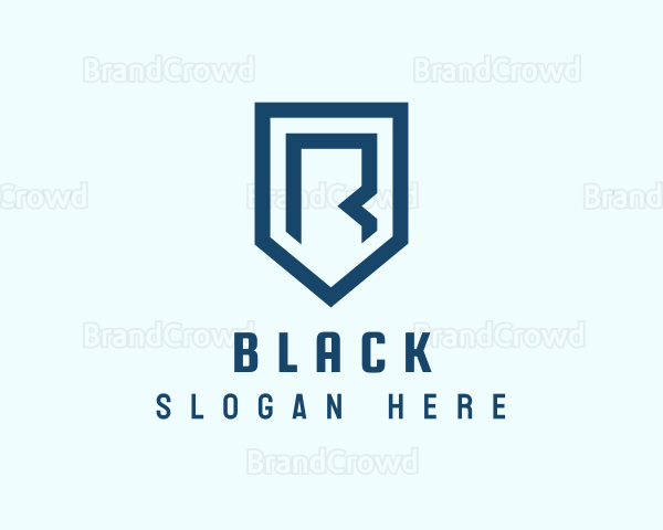 Blue Shield Letter R Logo