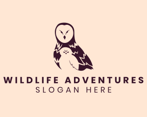 Wildlife Owl & Owlet  logo design