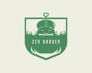 Grass Lawn Mower Maintenance logo design