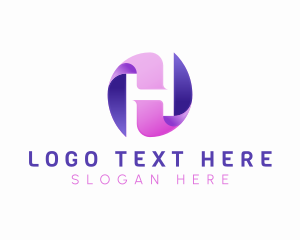 Professional - Feminine Business Swirl Letter H logo design