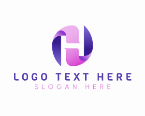 Elegance - Feminine Business Swirl Letter H logo design