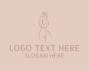 Flawless - Naked Female Body logo design