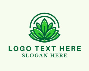 Natural - Natural Therapeutic Lotus logo design