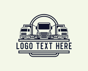 Freight - Trucking Freight Logistics logo design