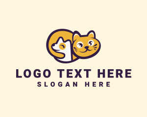 Pet Animal Shelter Veterinary logo design