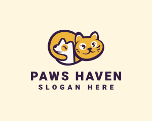 Pet Animal Shelter Veterinary logo design