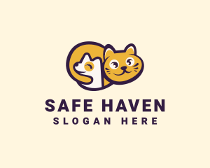 Pet Animal Shelter Veterinary logo design