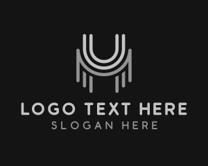 Generic Brand Letter UM logo design