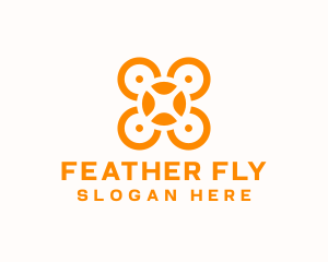 Flying Drone Gadget logo design