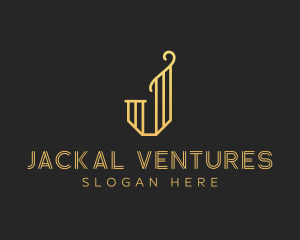 Elegant J Lettermark logo design