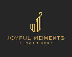 Elegant J Lettermark logo design