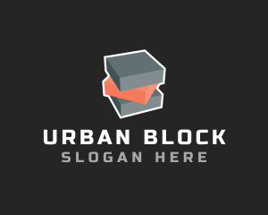 Block - 3D Block Cube logo design