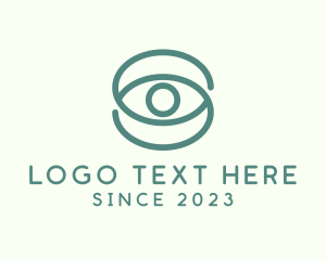 Optometrist - Eye Letter S logo design