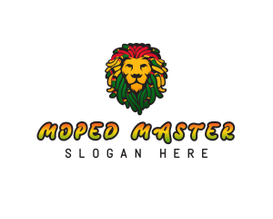 Jamaica Lion Rastafari Logo