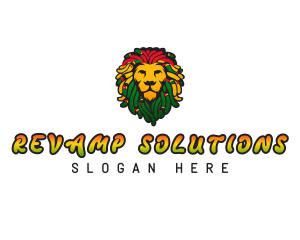 Jamaica Lion Rastafari Logo