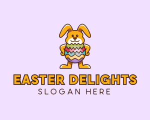 Easter - Easter Egg Rabbit logo design