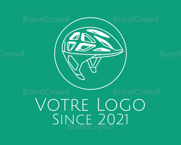 Bike Helmet Cycling Logo