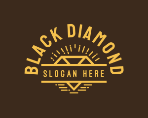 Retro Diamond Shine logo design