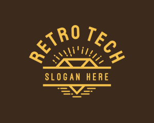 Retro Diamond Shine logo design