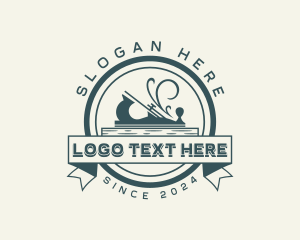 Wood Planer - Wood Planer Carpentry logo design