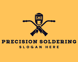 Soldering - Welding Machinery Tools logo design