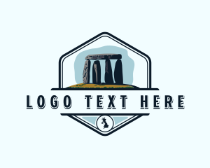 Map - United Kingdom Stonehenge logo design