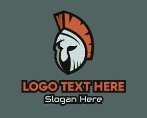 Soldier - Spartan Soldier Helmet logo design