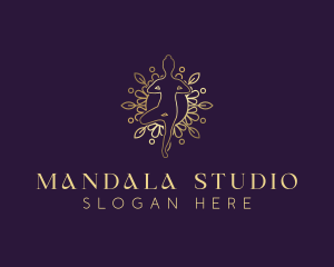 Mandala - Wellness Yoga Mandala logo design