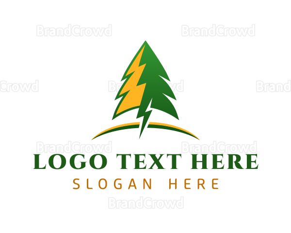 Pine Tree Power Plant Logo
