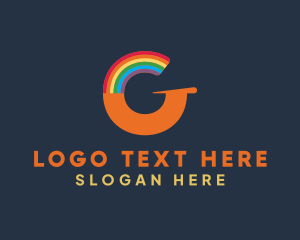 Colorful Letter G Publishing Logo