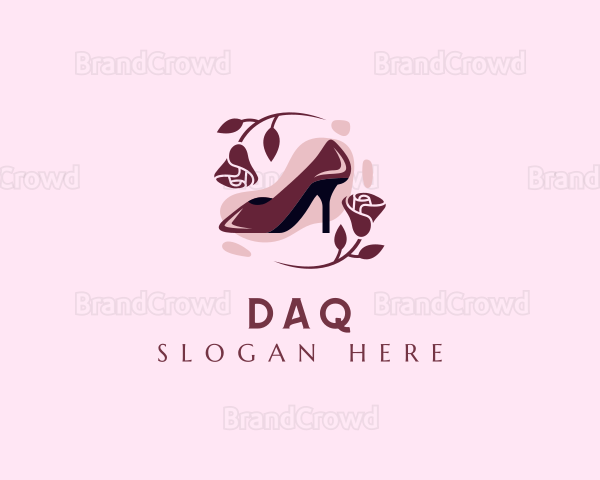 Flower Stilettos Fashion Logo