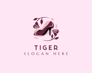 Flower Stilettos Fashion Logo