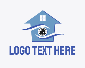 Secure - Home Security Surveillance logo design