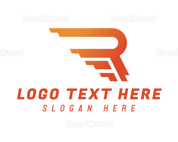 Rushing Orange R Logo