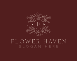 Floral Flower Cosmetics logo design