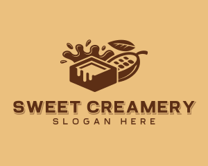 Organic Choco Confectionery logo design