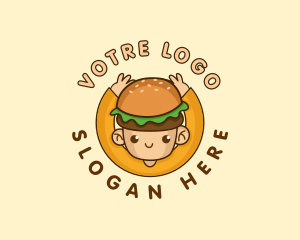 Snack - Burger Boy Restaurant logo design