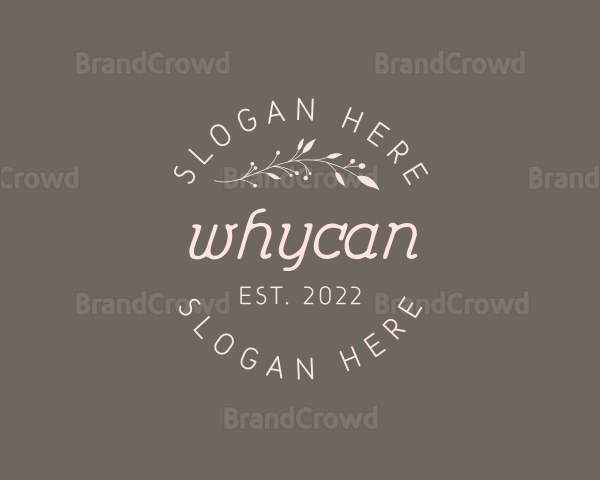 Elegant Wedding Wordmark Logo